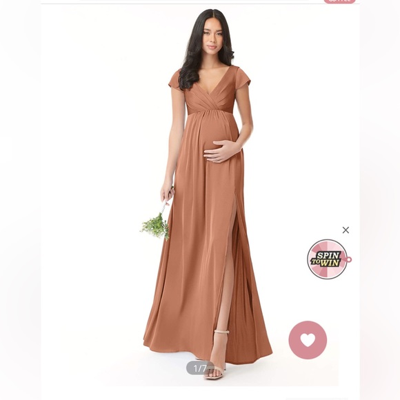 Azazie Maternity Bridesmaids Dress - Picture 7 of 8